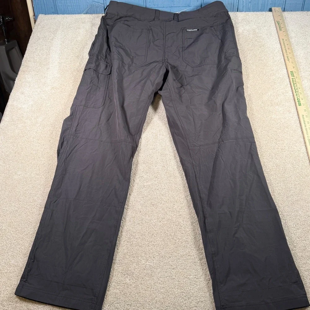 KastKing Cargo Pants Mens 42x34 Black Outdoor Fishing Performance UPF 50 NEW
